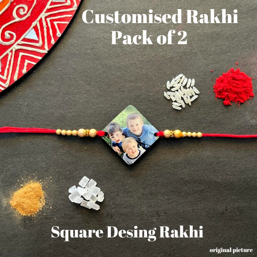 Customized Rakhi Pack of 2