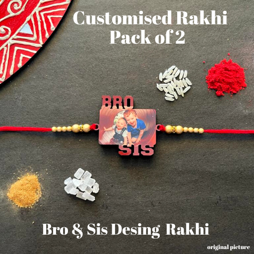 Customized Rakhi Pack of 2