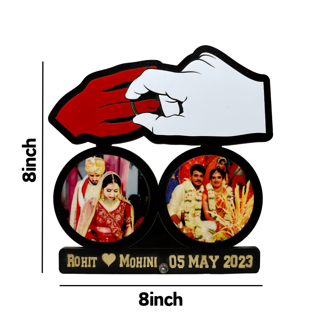 photo frame with couple