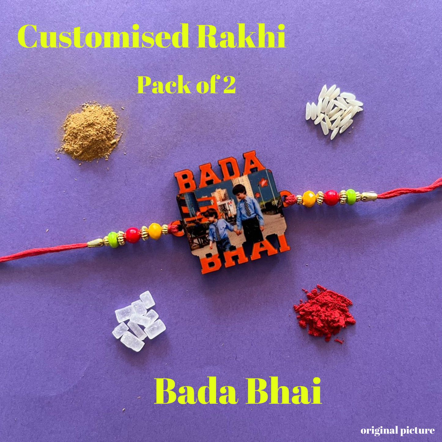 Customized Rakhi Pack of 2