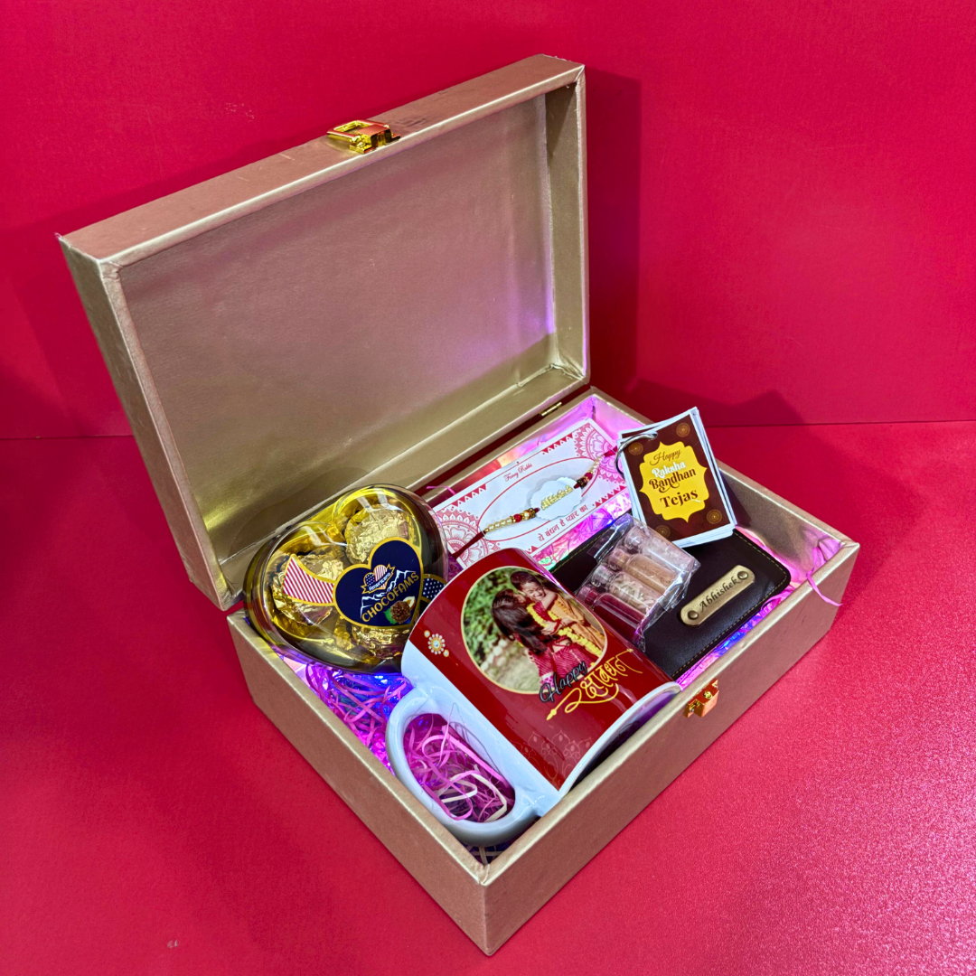 Personalized Raksha Bandhan Gift Box for Brother