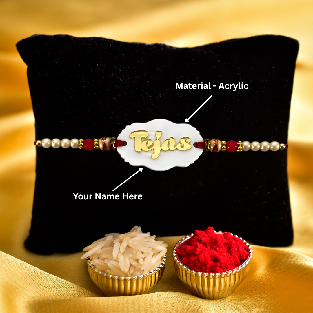 Customized Acrylic Name Rakhi