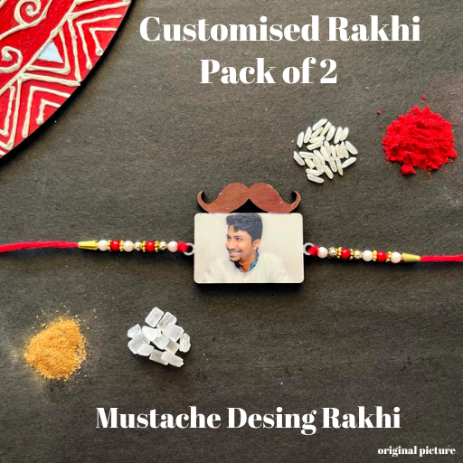 Customized Rakhi Pack of 2