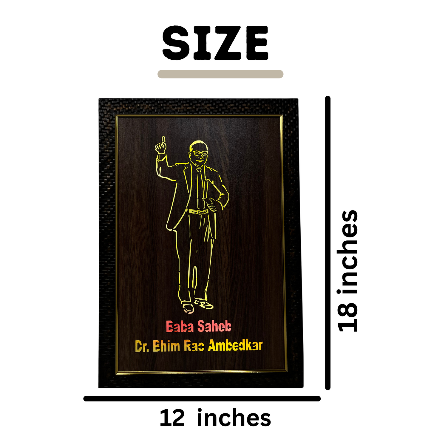 Religious Led Wooden box Frame