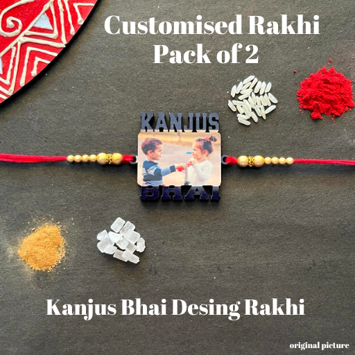 Customized Rakhi Pack of 2