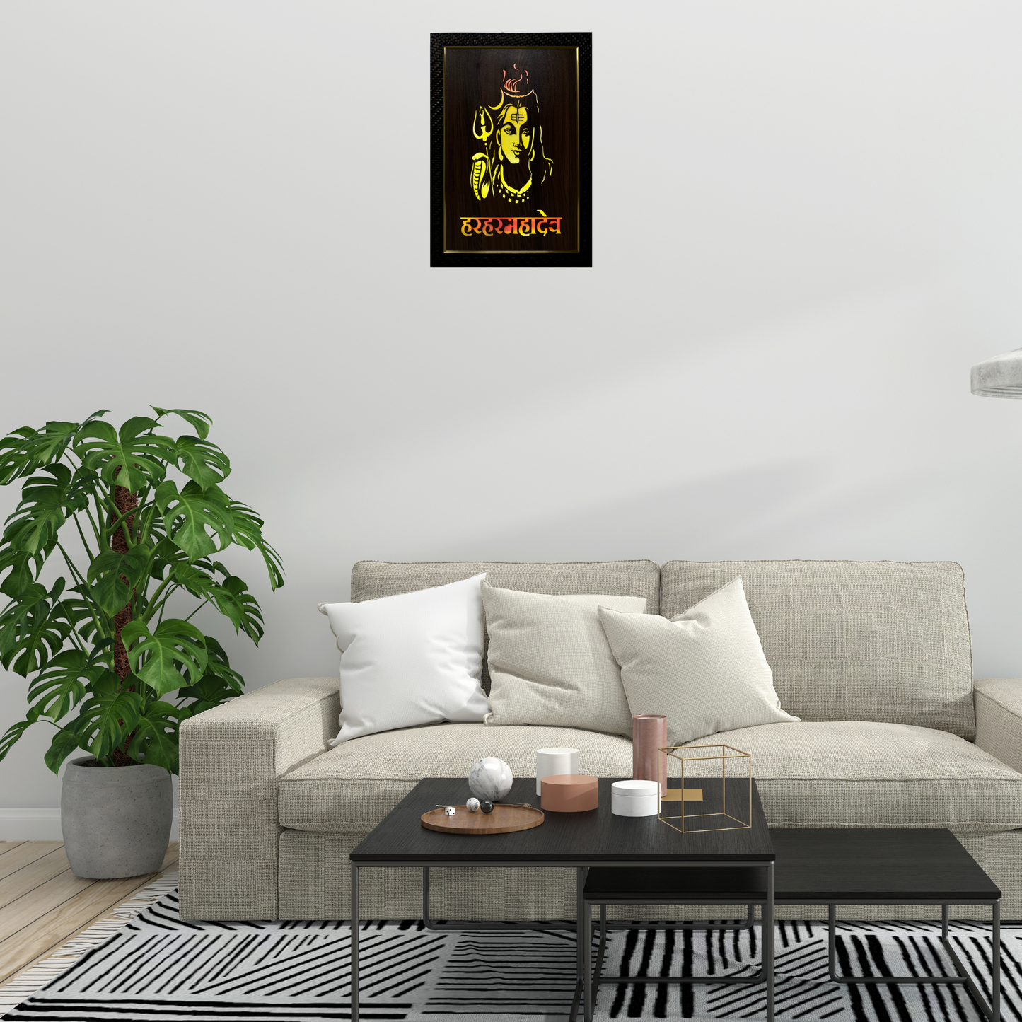 Religious Led Wooden box Frame