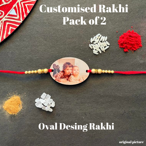 Customized Rakhi Pack of 2