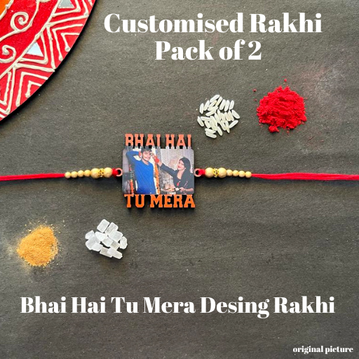 Customized Rakhi Pack of 2