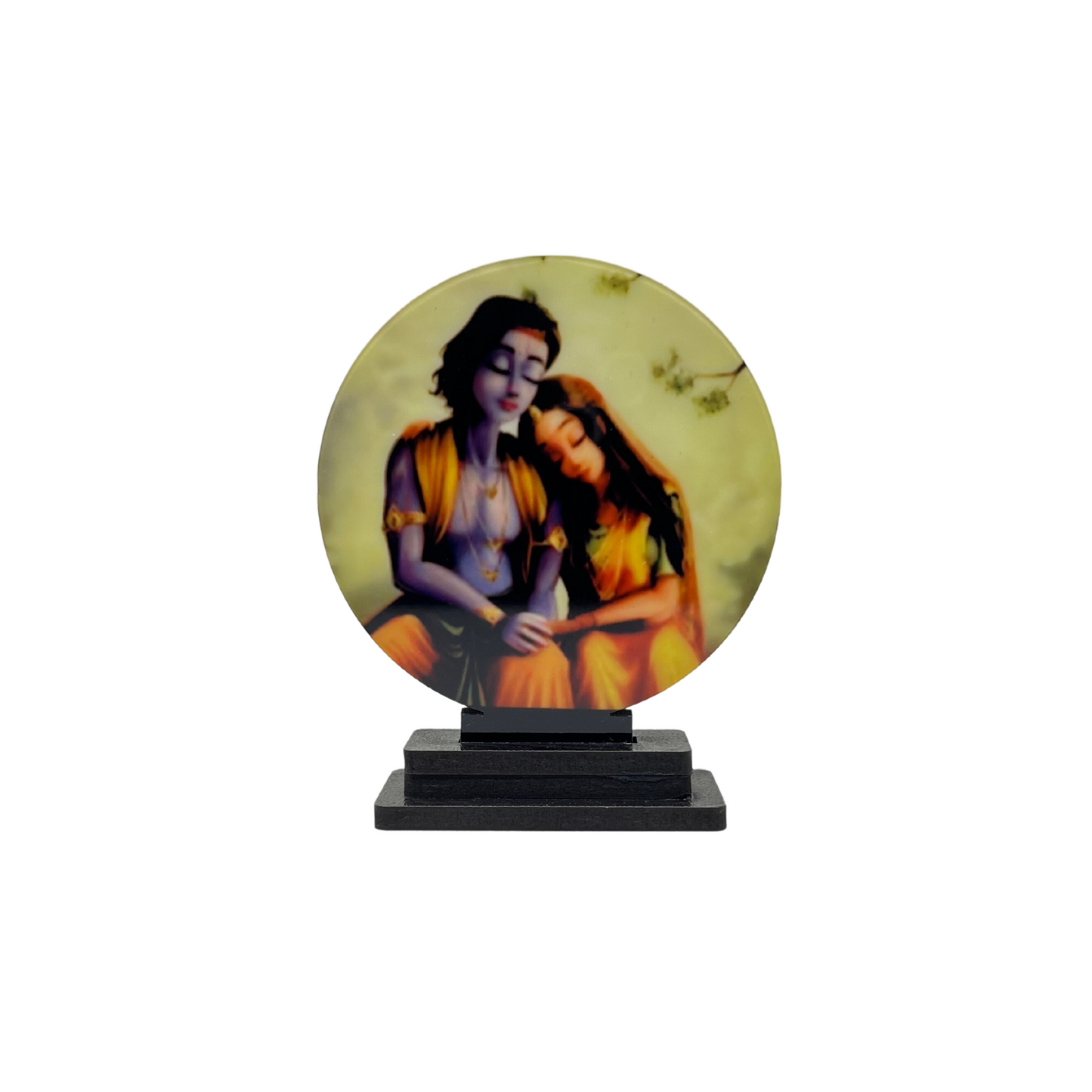 Krishna Radha Car Dashboard Idol