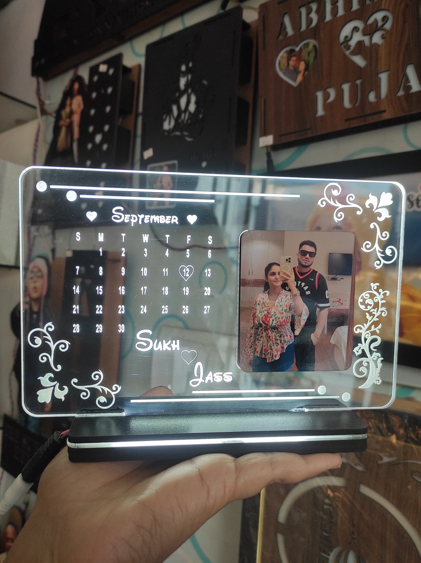 ✨ Customizable Acrylic LED Light Tabletop – A Unique Way to Preserve Memories! ✨