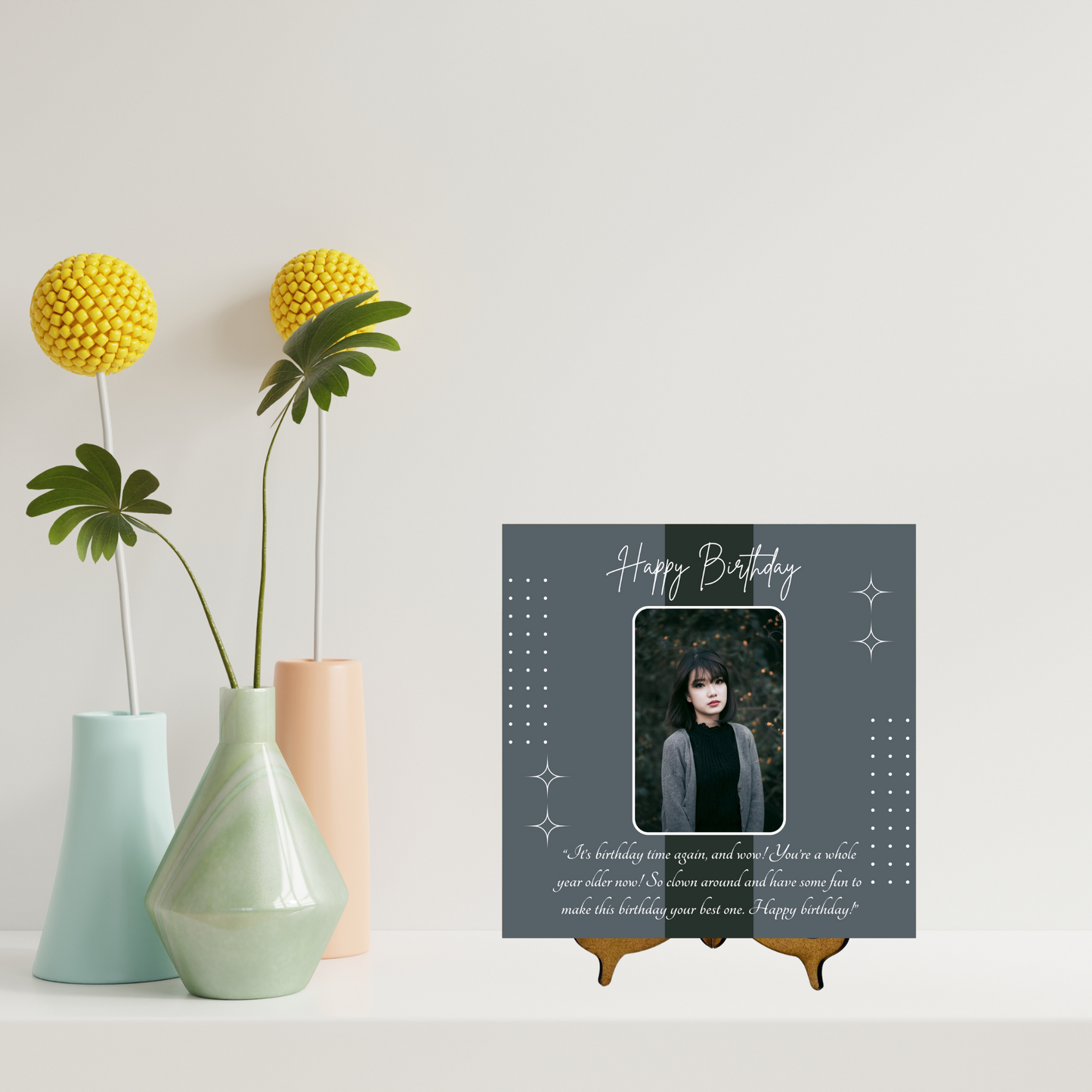 birthday photo frame