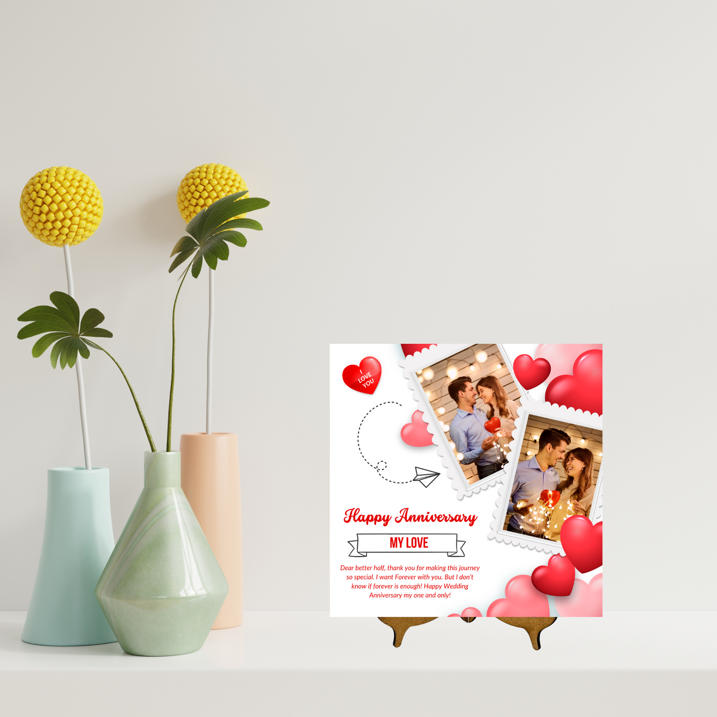 anniversary photo frame