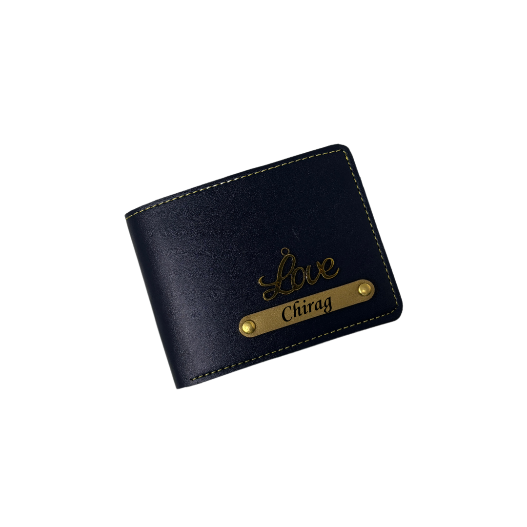 Engraved Men 's Leather wallet