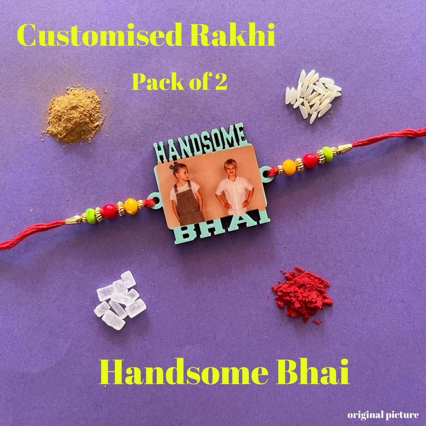 Customized Rakhi Pack of 2
