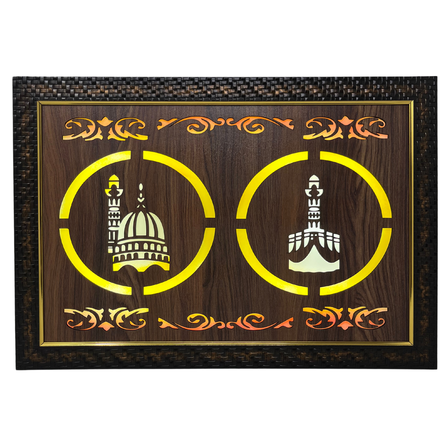 Religious Led Wooden box Frame