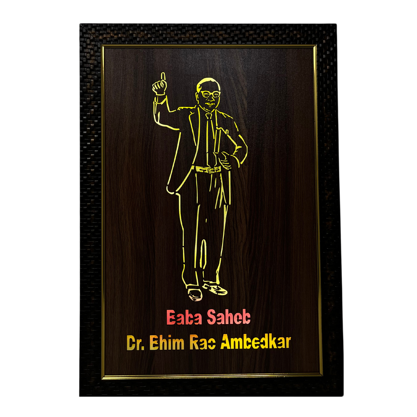 Religious Led Wooden box Frame