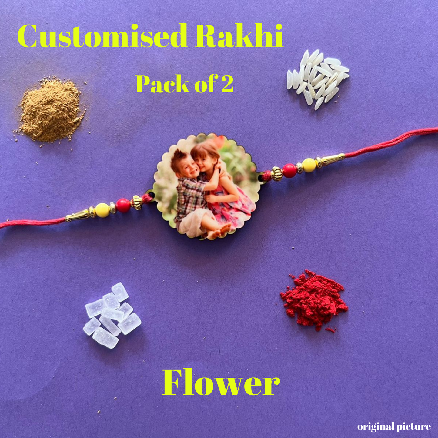 Customized Rakhi Pack of 2