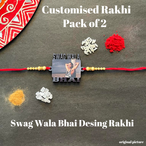 Customized Rakhi Pack of 2