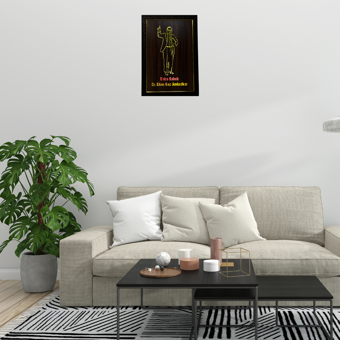 Religious Led Wooden box Frame