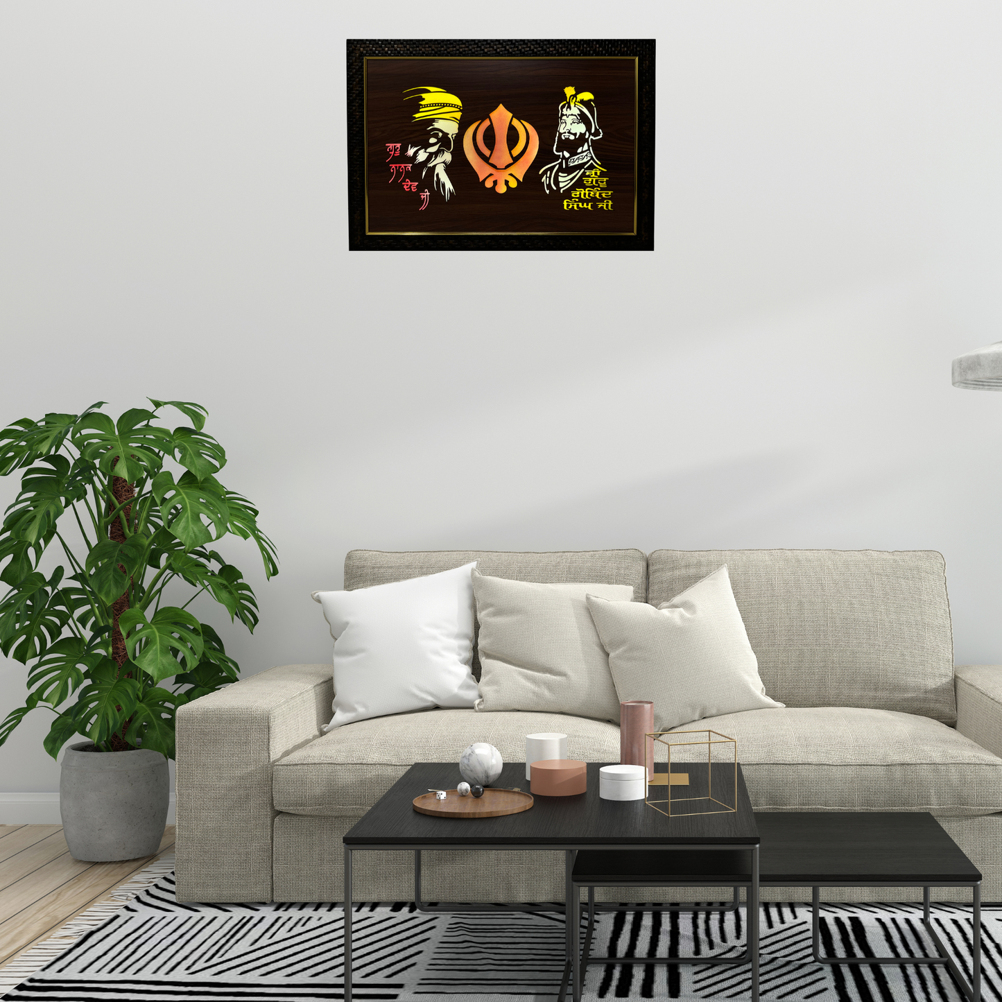 Religious Led Wooden box Frame