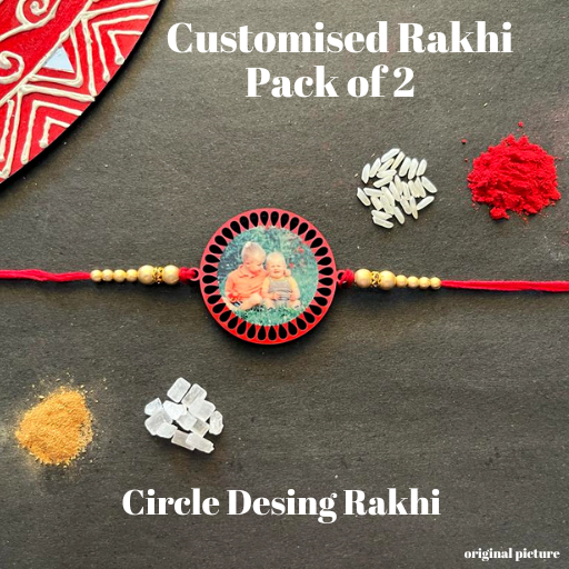 Customized Rakhi Pack of 2