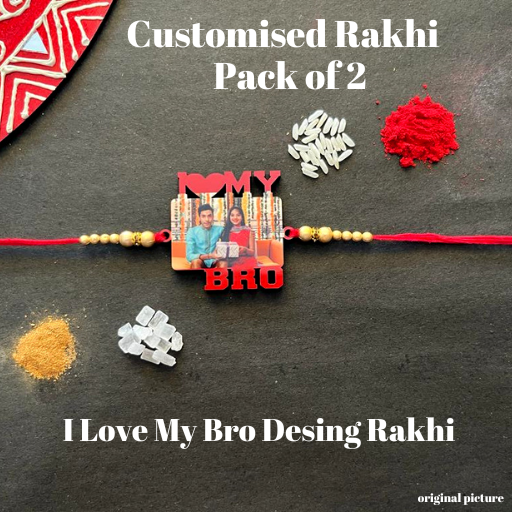Customized Rakhi Pack of 2
