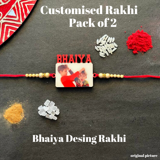 Customized Rakhi Pack of 2